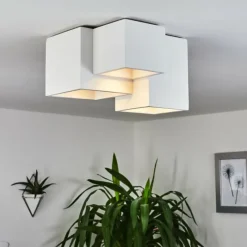 hofstein Plafonnier Hatusao Blanc, 3 lumières