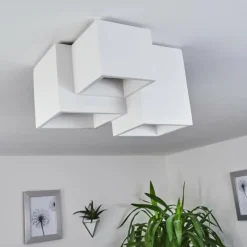 hofstein Plafonnier Hatusao Blanc, 3 lumières