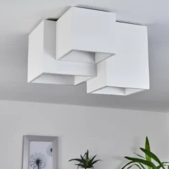 hofstein Plafonnier Hatusao Blanc, 3 lumières
