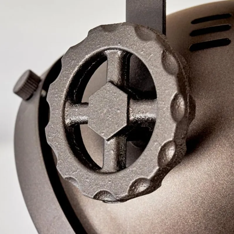 Lampes Industrielles-hofstein Plafonnier Herford Bois clair, Cuivre, 3 lumières