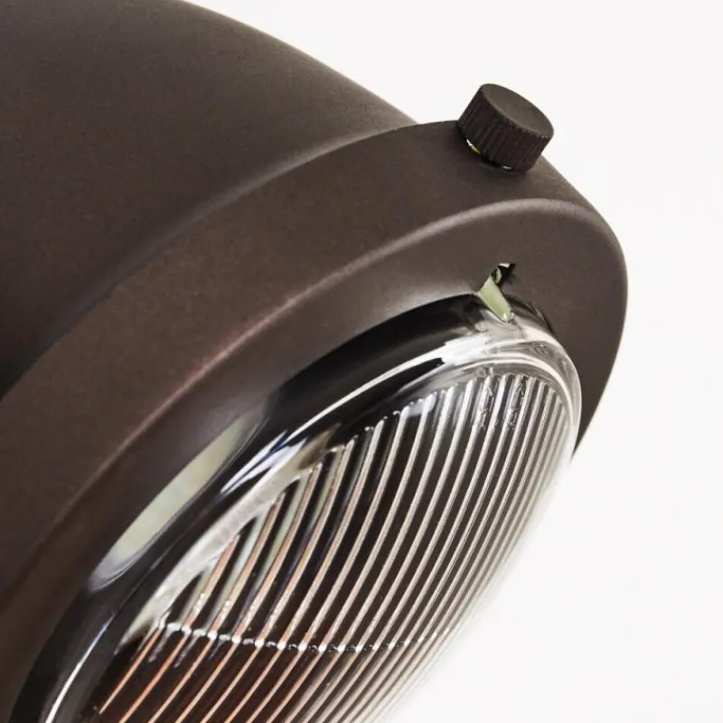 Lampes Industrielles-hofstein Plafonnier Herford Brun, Bois foncé, 2 lumières