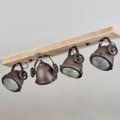 Lampes Industrielles-hofstein Plafonnier Herford Écru, 4 lumières