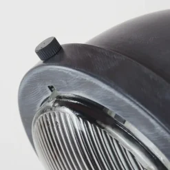 Lampes Industrielles-hofstein Plafonnier Herford Gris, Bois foncé, 2 lumières