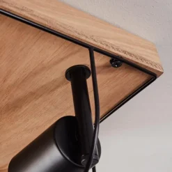 Lampes Vintages & Rétros-hofstein Plafonnier Hodne Écru, Noir, 3 lumières