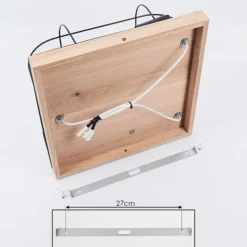 Lampes Vintages & Rétros-hofstein Plafonnier Hodne Écru, Noir, 3 lumières