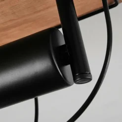 Lampes Vintages & Rétros-hofstein Plafonnier Hodne Écru, Noir, 3 lumières