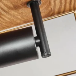 Lampes Dorées-hofstein Plafonnier Hodne Écru, Noir, 4 lumières