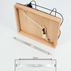 Lampes Vintages & Rétros-hofstein Plafonnier Hodne Écru, Noir, 2 lumières