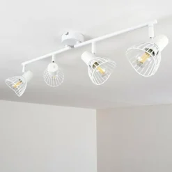 hofstein Plafonnier Holbol Blanc, 4 lumières* Spots Et Projecteurs