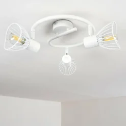 hofstein Plafonnier Holbol Blanc, 3 lumières* Spots Et Projecteurs