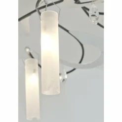 Luminaires Holländer Plafonnier Holländer CASINO Noir, Argenté, 5 lumières* Plafonniers