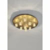 Luminaires Holländer Plafonnier Holländer LUCENTE Or, 9 lumières