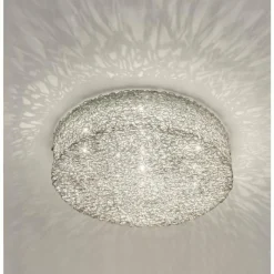 Luminaires Holländer Plafonnier Holländer RIFUGIO Argenté, 10 lumières* Plafonniers