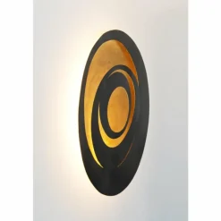 Lampes Dorées-Luminaires Holländer Plafonnier Holländer SPIRALE LED Brun, Or, Noir, 1 lumière