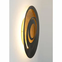 Lampes Dorées-Luminaires Holländer Plafonnier Holländer SPIRALE LED Brun, Or, Noir, 1 lumière