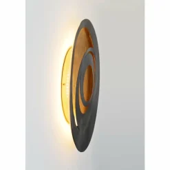 Lampes Dorées-Luminaires Holländer Plafonnier Holländer SPIRALE LED Brun, Or, Noir, 1 lumière