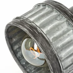 Lampes Industrielles-hofstein Plafonnier Holsa Noir, 1 lumière