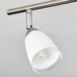 hofstein Plafonnier Holualoa LED Nickel mat, 4 lumières