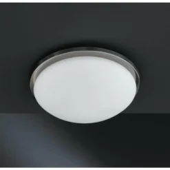 Luminaires Fischer & Honsel Plafonnier Honsel Combi Nickel mat, 1 lumière
