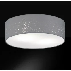 Lampes En Tissu-Luminaires Fischer & Honsel Plafonnier Honsel Thor Blanc, 3 lumières