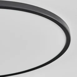 hofstein Plafonnier Hooper LED Noir, 1 lumière