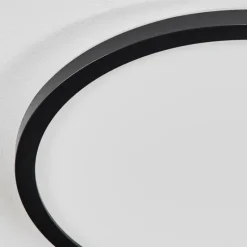 hofstein Plafonnier Hooper LED Noir, 1 lumière