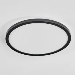 hofstein Plafonnier Hooper LED Noir, 1 lumière