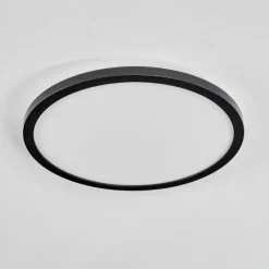 hofstein Plafonnier Hooper LED Noir, 1 lumière