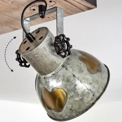 Lampes Vintages & Rétros-hofstein Plafonnier Hora Noir, 4 lumières