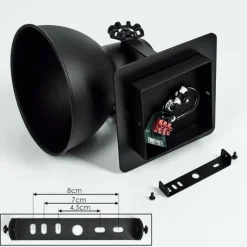 Lampes Industrielles-hofstein Plafonnier Hora Noir, 1 lumière