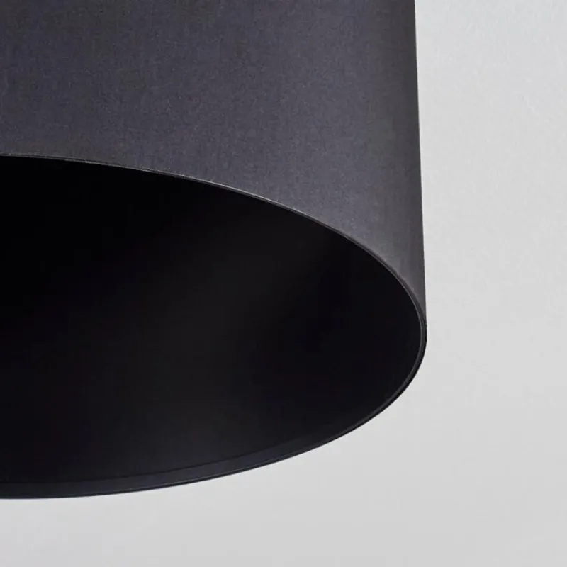 Lampes En Tissu-hofstein Plafonnier Huarate Noir, 1 lumière