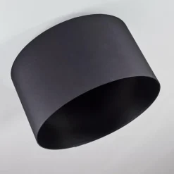 Lampes En Tissu-hofstein Plafonnier Huarate Noir, 1 lumière