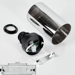 hofstein Plafonnier Hunouri Noir, 1 lumière