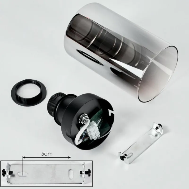 hofstein Plafonnier Hunouri Noir, 1 lumière