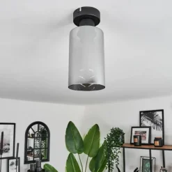 hofstein Plafonnier Hunouri Noir, 1 lumière