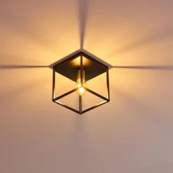 hofstein Plafonnier Ibusuki Noir, 1 lumière