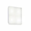 Luminaires Ideallux Plafonnier Ideal Lux FLAT Blanc, 4 lumières* Appliques