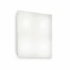 Luminaires Ideallux Plafonnier Ideal Lux FLAT Blanc, 4 lumières* Plafonniers