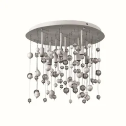 Luminaires Ideallux Plafonnier Ideal Lux NEVE Blanc, 8 lumières