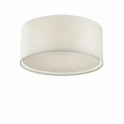 Lampes En Tissu-Luminaires Ideallux Plafonnier Ideal Lux WHEEL Blanc, 5 lumières