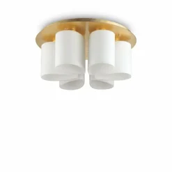 Luminaires Ideallux Plafonnier Ideallux DAISY Or, 6 lumières