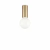 Lampes À Boules-Luminaires Ideallux Plafonnier Ideallux PETIT Laiton, 1 lumière