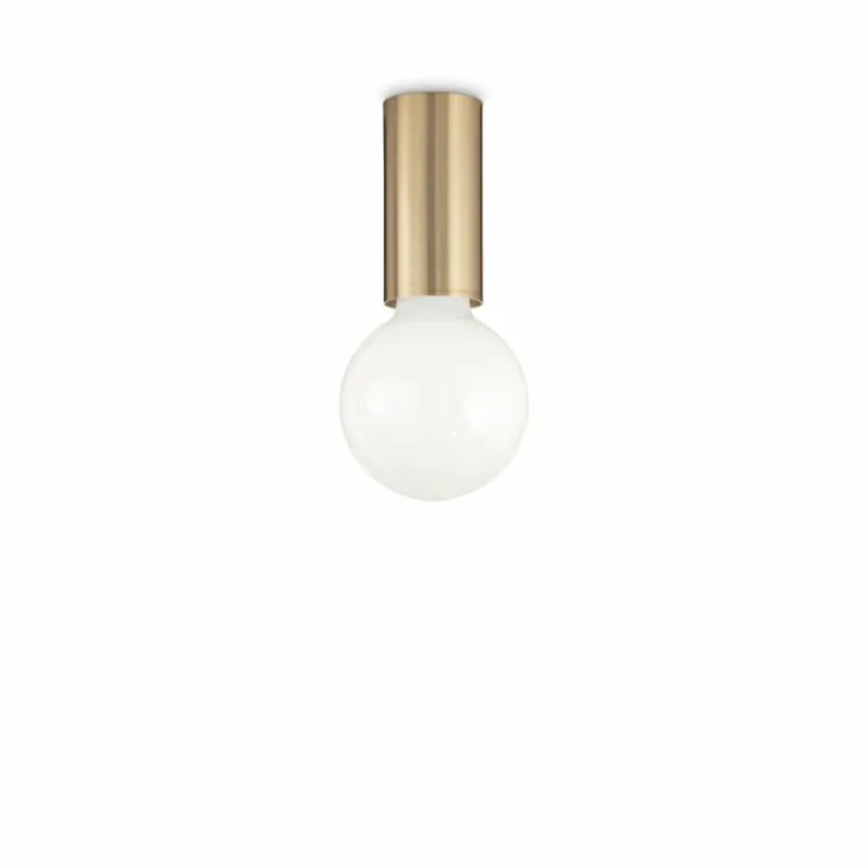 Lampes À Boules-Luminaires Ideallux Plafonnier Ideallux PETIT Laiton, 1 lumière