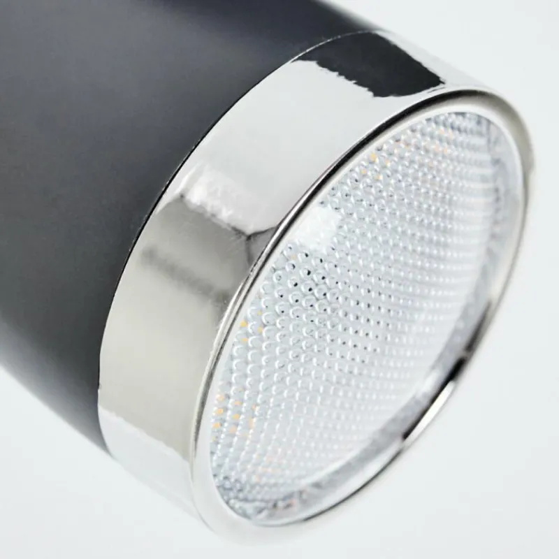 Lampes Industrielles-hofstein Plafonnier Idlewild LED Noir, 4 lumières