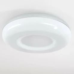 Idual Plafonnier Daphnis LED Argenté, Blanc, 1 lumière, Télécommandes, Changeur de couleurs