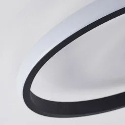 hofstein Plafonnier Ignal LED Noir, 1 lumière