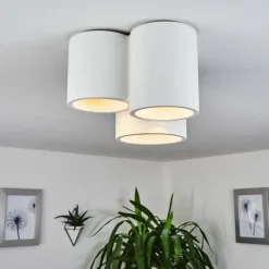 hofstein Plafonnier Ililai Blanc, 3 lumières
