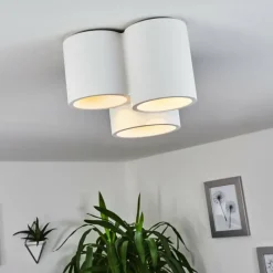 hofstein Plafonnier Ililai Blanc, 3 lumières
