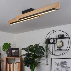 hofstein Plafonnier Inzino LED Écru, Noir, 2 lumières