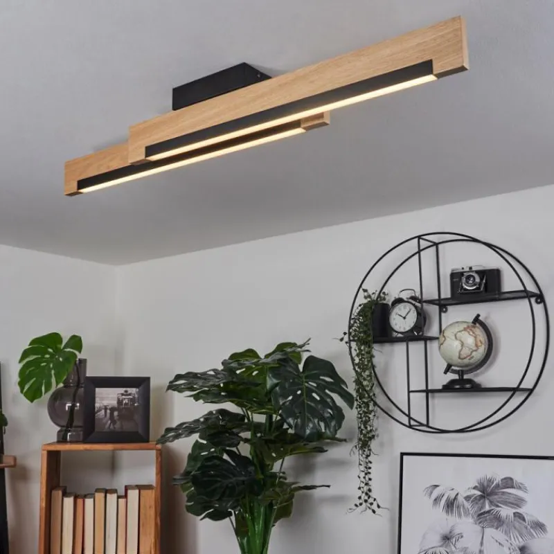 hofstein Plafonnier Inzino LED Écru, Noir, 2 lumières